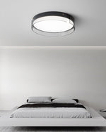 Bellatrix Modern Brass LED Flush Mount Ceiling Light for Living Room and Bedroom