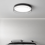 Bellatrix Modern Brass LED Flush Mount Ceiling Light for Living Room and Bedroom