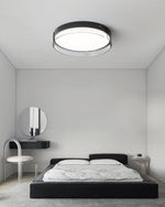 Bellatrix Modern Brass LED Flush Mount Ceiling Light for Living Room and Bedroom