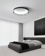 Bellatrix Modern Brass LED Flush Mount Ceiling Light for Living Room and Bedroom