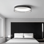 Bellatrix Modern Brass LED Flush Mount Ceiling Light for Living Room and Bedroom