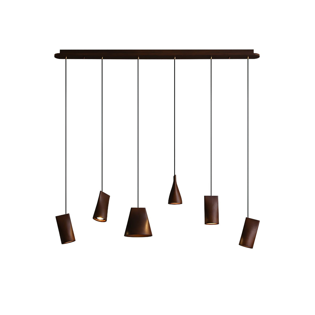 Bellwood Wood Pendant Light – Modern LED Hanging Lamp for Dining Room & Kitchen Island