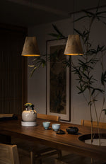 Bellwood Wood Pendant Light – Modern LED Hanging Lamp for Dining Room & Kitchen Island