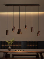Bellwood Wood Pendant Light – Modern LED Hanging Lamp for Dining Room & Kitchen Island