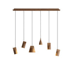 Bellwood Wood Pendant Light – Modern LED Hanging Lamp for Dining Room & Kitchen Island