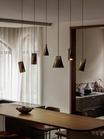 Bellwood Wood Pendant Light – Modern LED Hanging Lamp for Dining Room & Kitchen Island