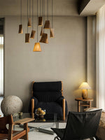 Bellwood Wood Pendant Light – Modern LED Hanging Lamp for Dining Room & Kitchen Island
