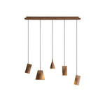 Bellwood Wood Pendant Light – Modern LED Hanging Lamp for Dining Room & Kitchen Island