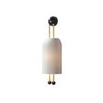 Benjamin Wall Light in Opal Glass and Gold – Modern Wall Sconce