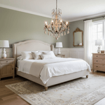 Bessie Eight-Light Vintage Wood and Metal Chandelier for Dining and Living Spaces