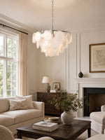 Bettina Glass Chandelier – Modern Murano-Style Pendant for Dining Room and Living Room