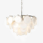 Bettina Glass Chandelier – Modern Murano-Style Pendant for Dining Room and Living Room