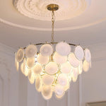 Bettina Glass Chandelier – Modern Murano-Style Pendant for Dining Room and Living Room