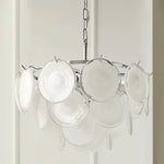 Bettina Glass Chandelier – Modern Murano-Style Pendant for Dining Room and Living Room