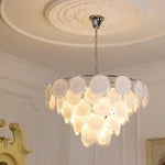 Bettina Glass Chandelier – Modern Murano-Style Pendant for Dining Room and Living Room