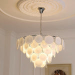 Bettina Glass Chandelier – Modern Murano-Style Pendant for Dining Room and Living Room