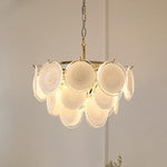 Bettina Glass Chandelier – Modern Murano-Style Pendant for Dining Room and Living Room