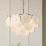 Bettina Glass Chandelier – Modern Murano-Style Pendant for Dining Room and Living Room