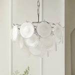 Bettina Glass Chandelier – Modern Murano-Style Pendant for Dining Room and Living Room
