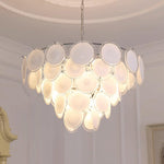 Bettina Glass Chandelier – Modern Murano-Style Pendant for Dining Room and Living Room