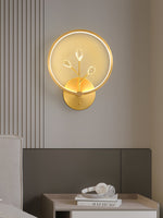 Bifurcated Crystal Wall Light