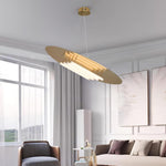 Aurelia Disc LED Pendant Light in Gold for Modern Interiors