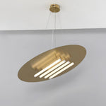 Aurelia Disc LED Pendant Light in Gold for Modern Interiors
