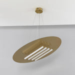 Aurelia Disc LED Pendant Light in Gold for Modern Interiors