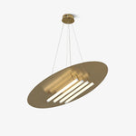 Aurelia Disc LED Pendant Light in Gold for Modern Interiors