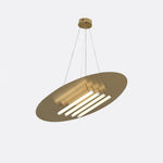 Aurelia Disc LED Pendant Light in Gold for Modern Interiors