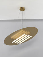 Aurelia Disc LED Pendant Light in Gold for Modern Interiors