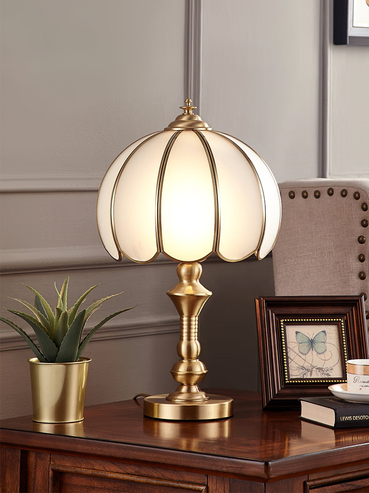 Binny Vintage Brass Table Lamp