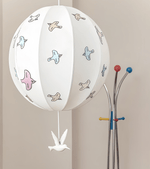 Artisan Bird Silhouette Balloon Pendant Light for Modern Interiors