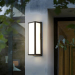 Modern Black Hardware Waterproof Led Outdoor Wall Light