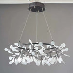 Big O Firefly LED Chandelier — Modern Black Designer Pendant Light