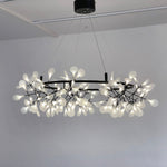 Big O Firefly LED Chandelier — Modern Black Designer Pendant Light
