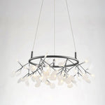 Big O Firefly LED Chandelier — Modern Black Designer Pendant Light