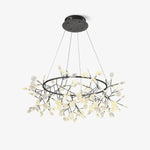 Big O Firefly LED Chandelier — Modern Black Designer Pendant Light