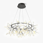 Big O Firefly LED Chandelier — Modern Black Designer Pendant Light