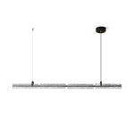 Black Ice Linear LED Pendant Light for Kitchen Island and Dining Room