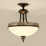 black-vintage-bowl-frosted-glass-ceiling-light