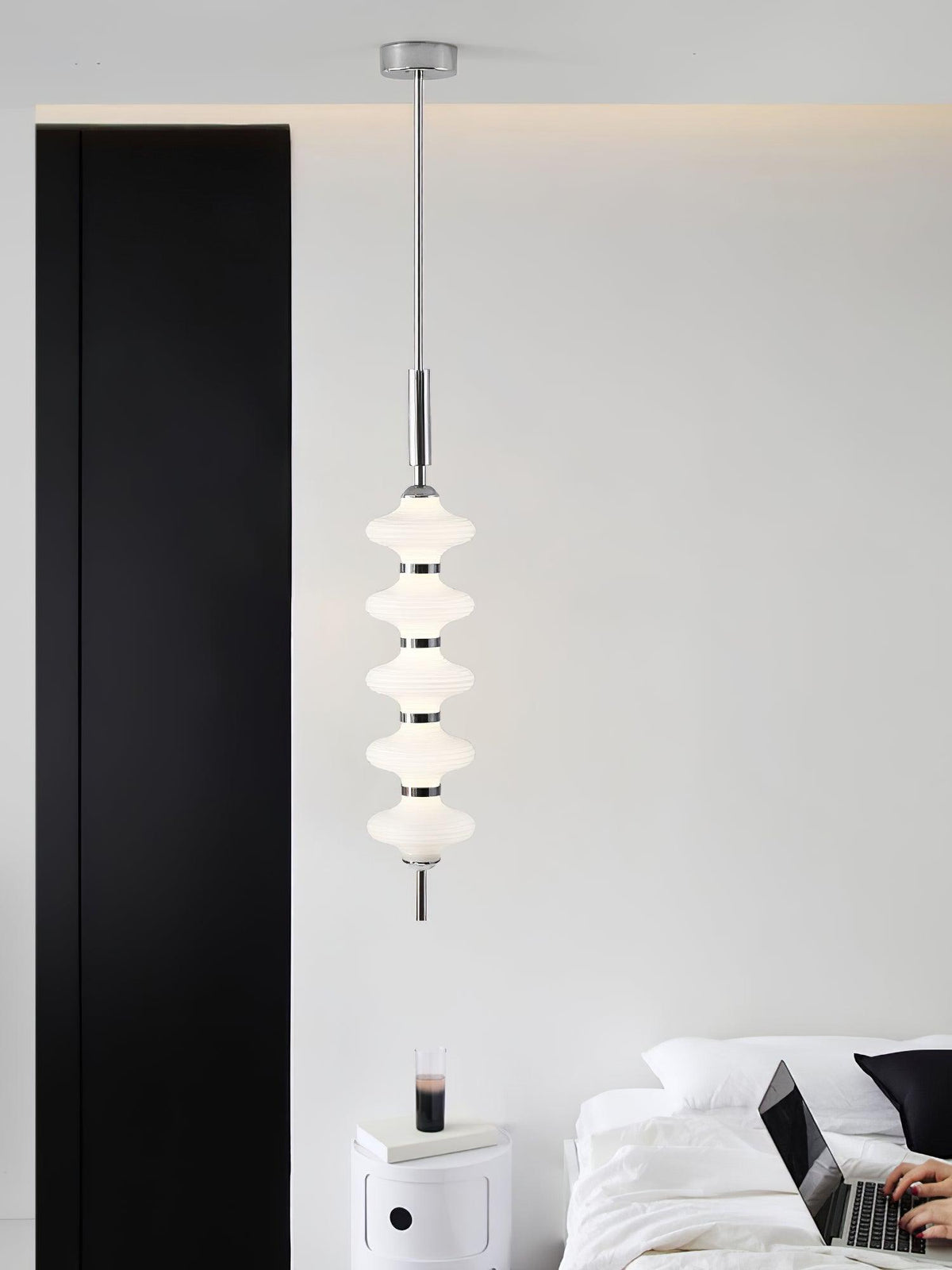 Blair Glass Pendant Light – Modern Minimalist LED Hanging Lamp