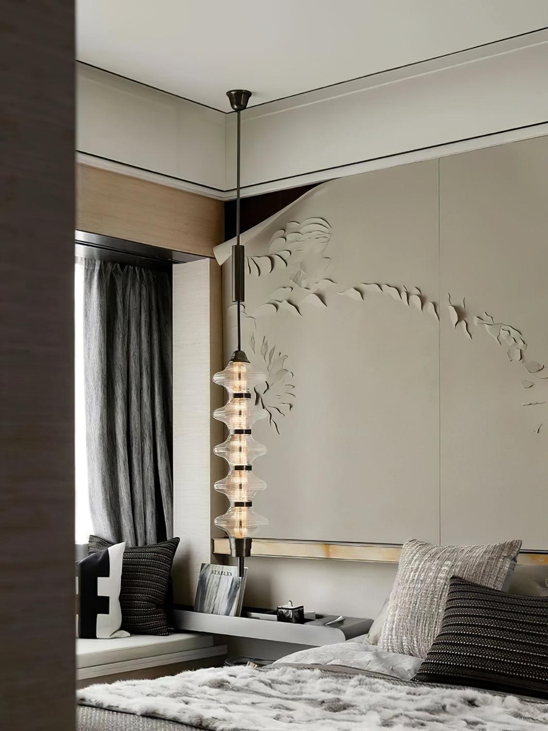 Blair Glass Pendant Light – Modern Minimalist LED Hanging Lamp