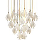 Ceramic Flower Pendant Light