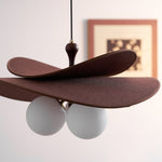 Bloom Petals Chandelier — Sculptural Fabric Pendant Light
