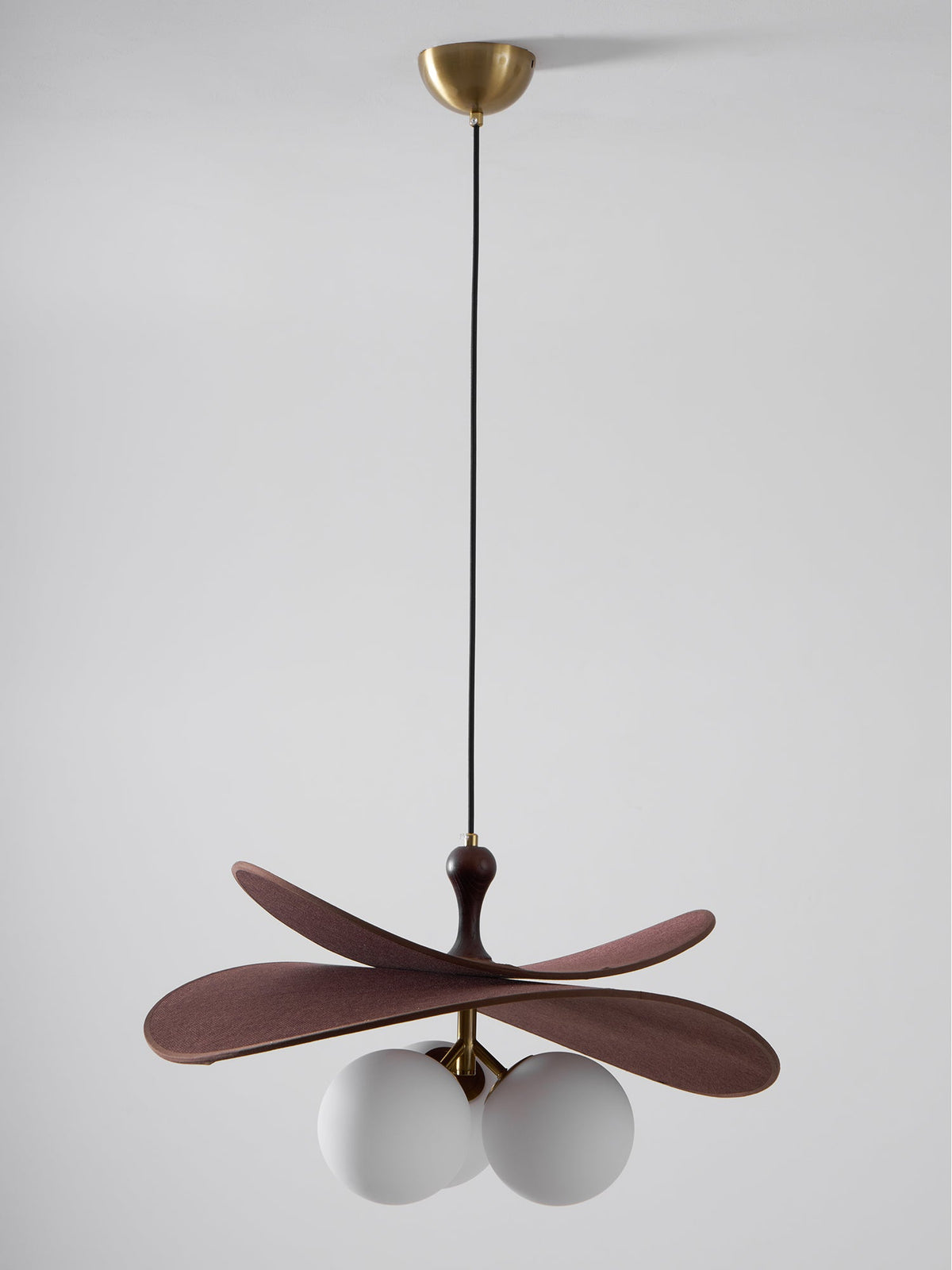 Bloom Petals Chandelier — Sculptural Fabric Pendant Light