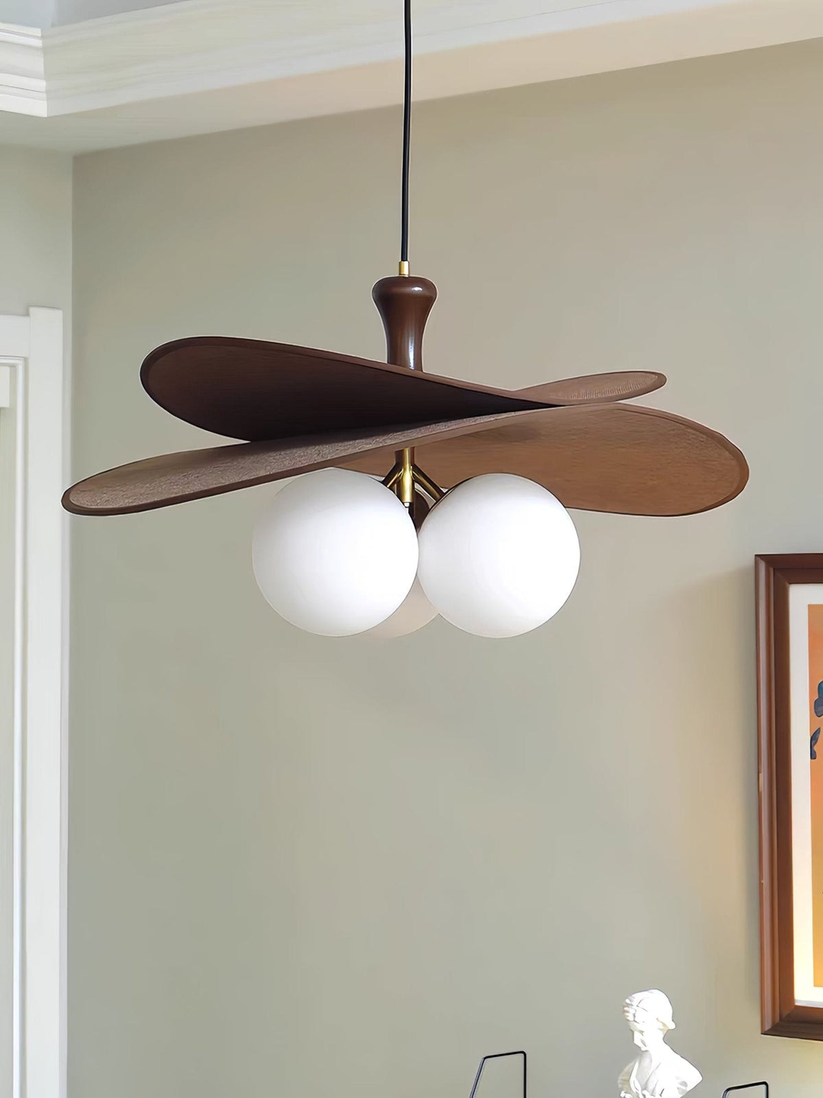 Bloom Petals Chandelier — Sculptural Fabric Pendant Light