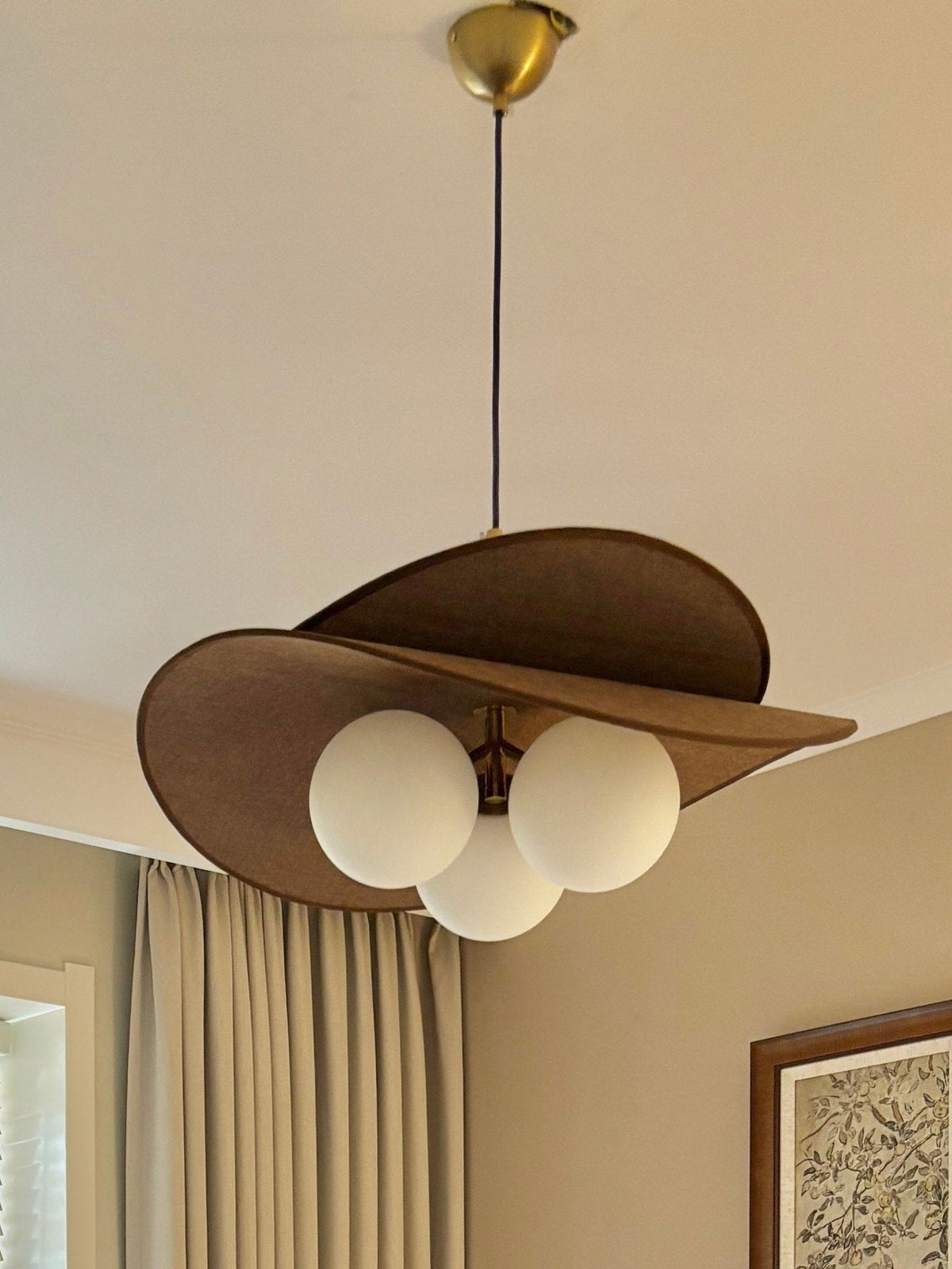 Bloom Petals Chandelier — Sculptural Fabric Pendant Light