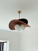 Bloom Petals Chandelier — Sculptural Fabric Pendant Light
