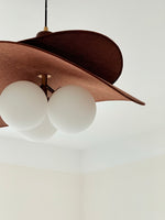 Bloom Petals Chandelier — Sculptural Fabric Pendant Light